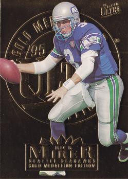 Rick Mirer Seattle Seahawks 1995 Ultra Fleer NFL Gold Medallion #318